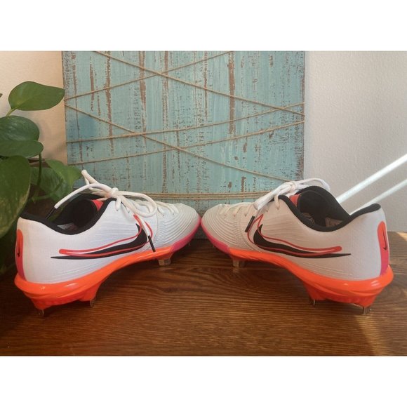 Nike Lunar Hyperdiamond 3 Pro Orange Softball Cleats (CD0110-104) Women's Sz 5.5 - Picture 7 of 8